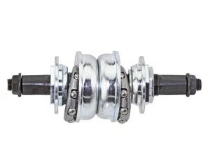 Bicycle Conversion Kit Crank Set Chrome Bottom Bracket Kit Cruiser BB SET, 128mm - Picture 1 of 1
