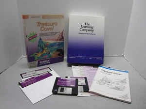 Treasure Cove Big Box PC Game CIB COMPLETE 1992 MS-DOS The Learning Company - Picture 1 of 14