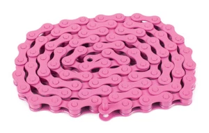 RANT MAX 410 BMX BICYCLE CHAIN 1/8" + 1/2 LINK SHADOW DK SUBROSA SE GT HARO PINK - Picture 1 of 7
