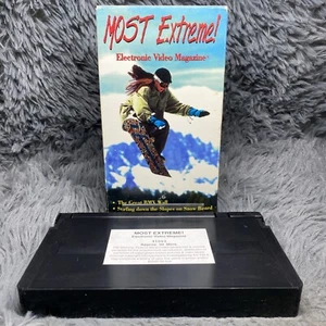 Most Extreme VHS Tape 1994 BMX Surfing Skateboarding Snowboarding Extreme Sports - Picture 1 of 8