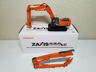 Hitachi Zaxis 350LC High Reach Demolition Excavator 1:50 Scale Diecast Model New - Image 1 of 4