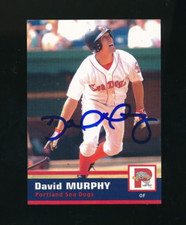 2005 Grandstand Portland Sea Dogs David Murphy signed auto autograph swsw6