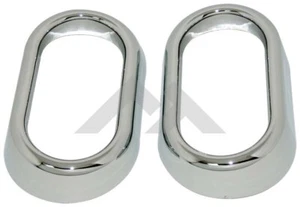 Juego de dos nuevos detalles de manija de puerta (cromo) - Crown# RT27023 - Imagen 1 de 1