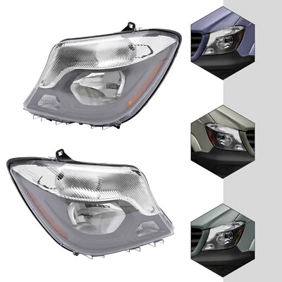 Headlight Set For 2014-2018 Mercedes Benz Sprinter 2500 3500 Left and Right 2Pcs Foto 1 de 4