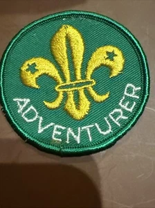 Australia BOY SCOUTS Adventurer Patch Vintage Gauze Back LN - Picture 1 of 3
