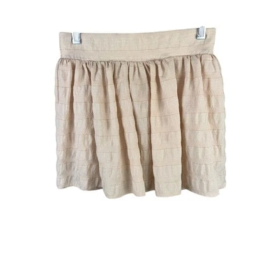 Falda Zara Amarilla XS Mini Fluida Playa Costera Verano  Foto 1 de 4