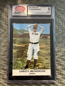Golden Press #24 1961 Christy Mathewson SCD 9 como nuevo New York Giants - Imagen 1 de 2