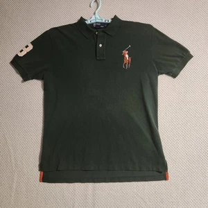 POLO RALPH LAUREN polo maglia logo grande manica corta taglia L grande pony carne pony - Foto 1 di 8