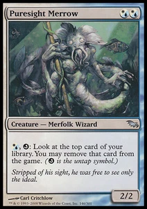 MTG PURESIGHT MERROW  EXC - SGUARDOPURO MERROW - SHM - MAGIC - Picture 1 of 1