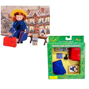 Eden Madeline Doll TRAVEL ACCESSORIES Suitcase Camera Passport Picture Postcards - Picture 1 of 6