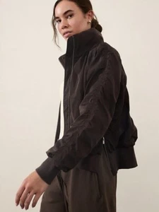 ATHLETA Jetset Bomber L Large | Truffle Jacket #818839 NEW - Picture 1 of 5