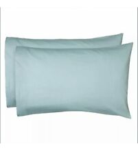 Room Essentials 2 Sets Jersey Pillow Cases King Solid Aqua 4 Total New