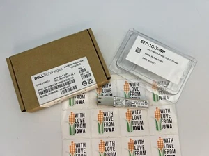 Émetteur-récepteur Dell SFP-1G-T-WP 1000BASE-T SFP - Photo 1/6