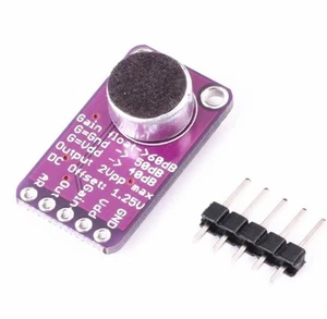 MAX9814 Mikrofon AGC Verstärker Platine Modul Auto Gain Control CMA-4544PF-W - Bild 1 von 1