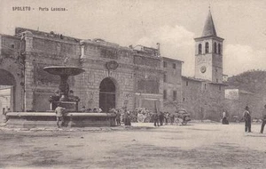 A8580) SPOLETO (PERUGIA), PORTA LEONINA, CARRI. VIAGGIATA NEL 1908. - Picture 1 of 1