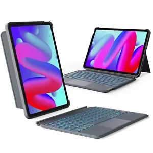 Inateck iPad Keyboard Folio Case iPad Air 7/6/5/4 11 pollici M3 10,9 pollici, iPad Pro - Foto 1 di 27