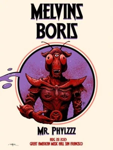MELVINS / BORIS San Francisco 2023 (night #2) silkscreened poster by Arik Roper - Picture 1 of 1