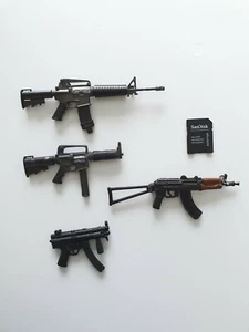 1/6 Scale Firearms Lot 9 - M4, Colt AR-9, AK47, MP5 - Picture 1 of 1