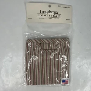 Longaberger Market Stripe Liner for 2008 Large Woven Memories Basket NEW - Picture 1 of 6