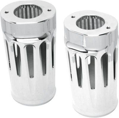 Botas de horquilla Arlen Ness corte profundo 1986-2013 Harley Street Glide Road - cromadas Foto 1 de 3