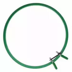 Large Spring Metal Embroidery Hoop Nurge 160-1 Deep Green - Picture 1 of 2
