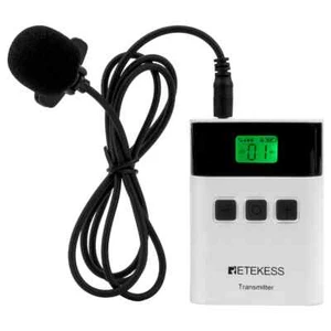 RetekessTT122 Sistema Guida Turistica Wireless Trasmettitore Microfono Lavalier Riunione - Foto 1 di 6