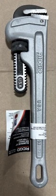 RIDGID 14" Aluminum Straight Pipe Wrench - Model 814 31095 NEW - Image 1 of 4