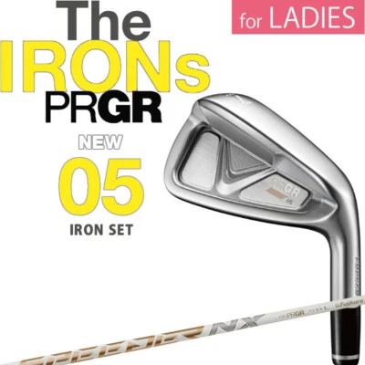 for Ladies Yokohama PRGR Golf Japan 2023 NEW 05 IRONs #7,8,9,Pw Speeder NX L - Image 1 of 4