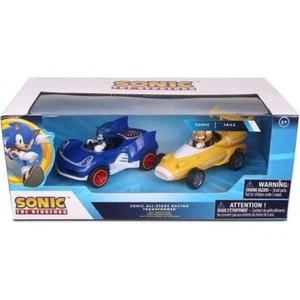 Sonic The Hedgehog All Stars Racing Sonic & Tails Pull Back Action Racers NEW - Picture 1 of 1