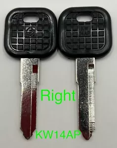 2 llaves en blanco Kawasaki Vulcan VN 500 800 1500 1600 1700 2000 VN2000 VN800 VN1500 - Imagen 1 de 1