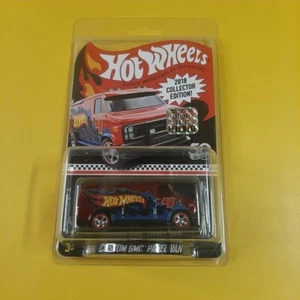[Factory Sealed] CUSTOM GMC PANEL VAN Hot Wheels 2018 Collector Mail In RARE - Picture 1 of 7