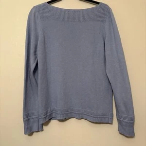 Benedetta B. Blauer Pullover aus Merinowolle-Kaschmir-Mischung Größe XL - Bild 1 von 5