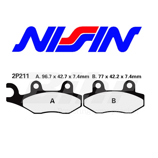 NISSIN PASTIGLIE FRENO ANTERIORE HUSQVARNA TE 610 1992-1994 2P211GS BRAKE PADS - Изображение 1 из 1