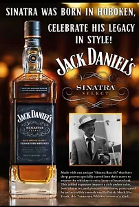 Sinatra/ Jack Daniels Poster 24 By 36 Inch. New - Picture 1 of 1