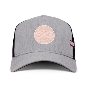 Coastal Hft Cap See Ya Grey Basic Trucker Cap High Fit Mesh Cappy Hat Costal - Picture 1 of 3