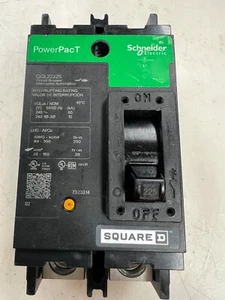 👀NEU SQUARE D / SCHNEIDER 225A LEISTUNGSSCHUTZSCHALTER 240V 2P QGL22225 - Bild 1 von 7