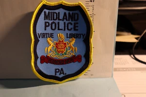 police patch  MIDLAND POLICE PENNSYLVANIA - Picture 1 of 1
