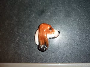 Rare 1930s Royal Doulton Pottery Dog (Spaniel) Brooch - Picture 1 of 5