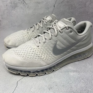 Nike Air Max 2017 Mens Sz 14 M White Gray Running Walking Shoes Sneakers - Picture 1 of 11