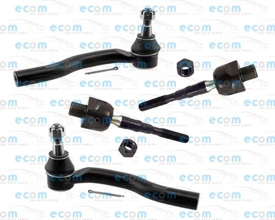 Kit de 4 piezas de barras de amarre extremos derecho e izquierdo para 08-13 Infiniti G37 interior exterior Foto 1 de 4