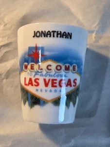 Las Vegas Schnapsglas "Jonathan" - Welcome to Fabulous Las Vegas Nevada Souvenir - Bild 1 von 4