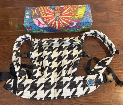 Portabebés Artipoppe Zeitgeist, tweed (blanco y negro), algodón Foto 1 de 3