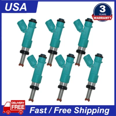 Inyector de combustible 6 piezas para Toyota 2011-2016 Sienna 2013-2016 Avalon 3,5 L 232090P010 Foto 1 de 4