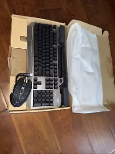 AULA wired Keyboard, T102 104 Key Gaming Keyboard and Mouse with RGB - - Picture 1 of 4