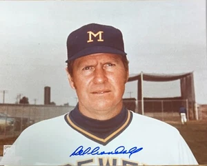 Milw Braves DEL CRANDALL Signed 8x10 Photo #4 AUTO - 1957 WS Champs - Picture 1 of 1