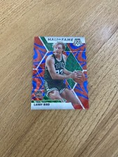 Larry Bird 2019-20 Mosaic Hall Of Fame Reactive Blue Prizm! Boston Celtics RARE!