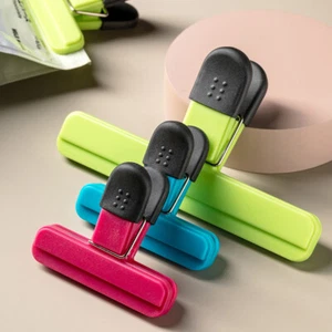 Chip Bag Clip Sacchetto Sigillante Alimenti Sigillante Plastica Grande Conservazione Cucina Portatile - Foto 1 di 12