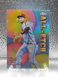 2024 Topps Chrome Trea Turner All Etch #CAE-11 Refractor Phillies - Picture 1 of 2