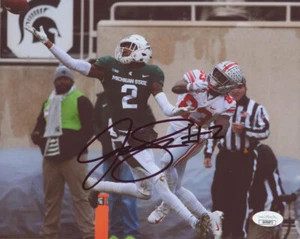 Justin Layne Signed Michigan State Spartans 8x10 Photo JSA - Picture 1 of 1