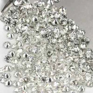 3 mm Size Round Shape VVS1 Clarity White Diamond CVD Loose Diamond Lab Grown 25A - Picture 1 of 11